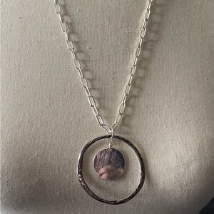 NWT-A NEW DAY-SILVER LINK LONG NECKLACE